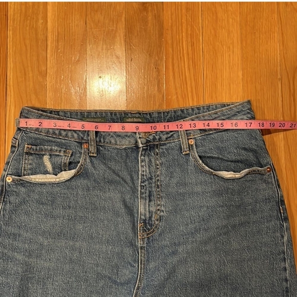 Wild fable distressed highest rise baggy jeans size 16 - Picture 3 of 6